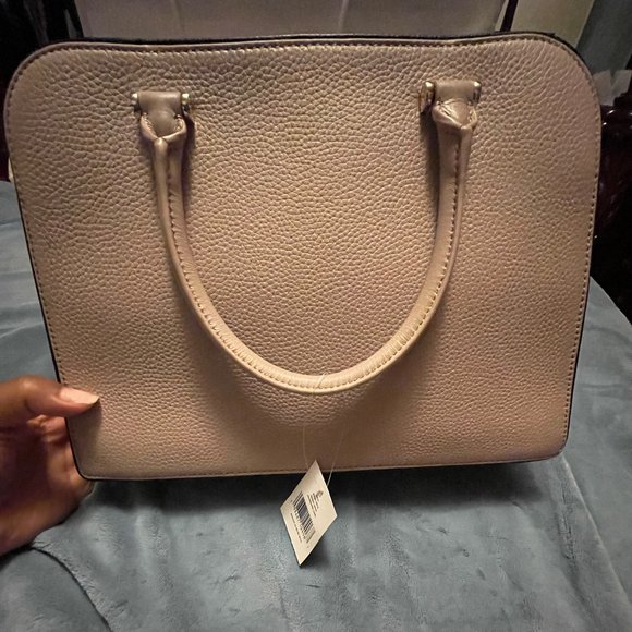 Kate Spade Kalen Chester Street Bag in Almond w/Black trim - Picture 3 of 8